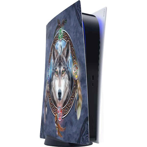 Brigid Ashwood Celtic Wolf Guide PS5 Digital Edition Console Skin